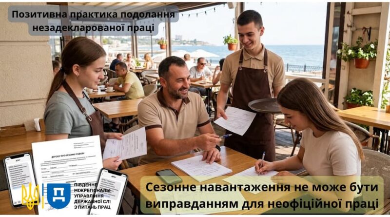 Сезонне навантаження – не привід для нелегальної праці: успішний кейс на Одещині