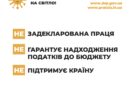 Інформаційна кампанія «Виходь на світло!»: задекларована праця гарантує надходження податків до бюджету, підтримує країну