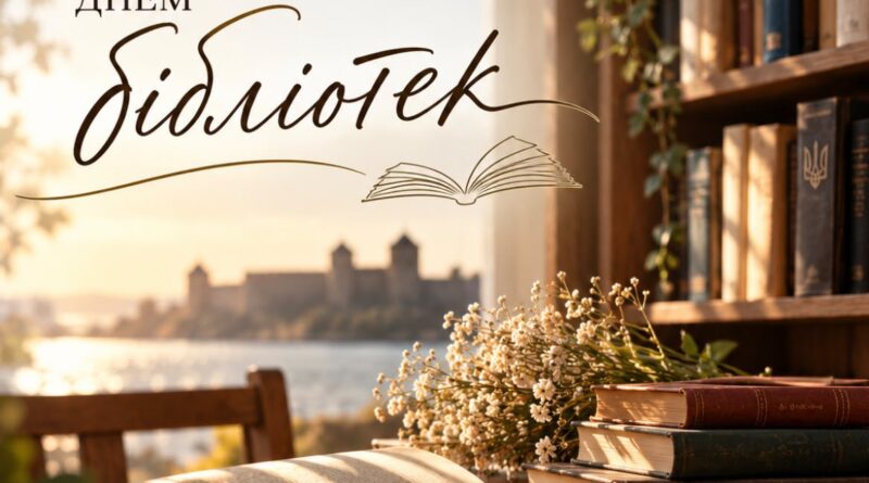 📚 ВСЕУКРАЇНСЬКИЙ ДЕНЬ БІБІЛІОТЕК – ЦЕ ДЕНЬ ЛЮДЕЙ, ЯКІ БЕРЕЖУТЬ КНИГИ, ЗНАННЯ ТА НАШУ ПАМ’ЯТЬ